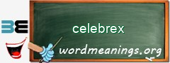 WordMeaning blackboard for celebrex